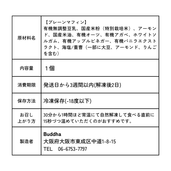おまかせ米粉マフィンセット
