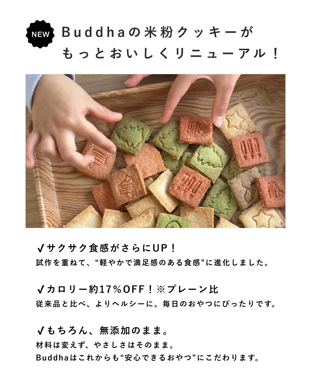 [2BUY1GET] 米粉クッキーの詰め合わせ